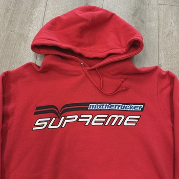 SS19 Supreme Motherfucker Hooded Sweatshirt Red • Pre-Owned [4918] - photo 7