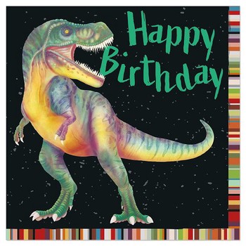 Artebene - Dino Birthday Napkin - 133319