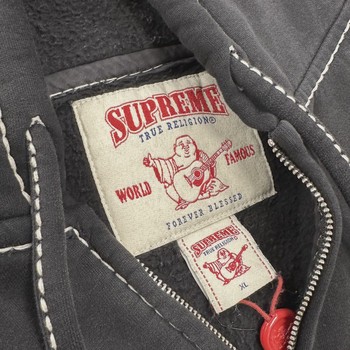 FW22 Supreme True Religion Zip Up Hoodie • Pre-Owned [7072] - view 7