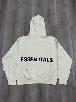 FEAR OF GOD FOG Essentials Pullover Hoodie Cream - New
