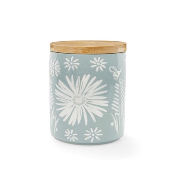 HOMESTEAD STONEWARE CANISTER - BLUE/GREY