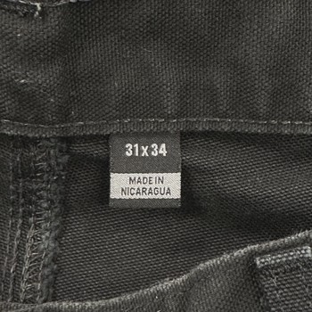 Carhartt B11 Loose Fit Washed Duck Canvas Utility Work Pants 31" • Pre-Owned [4250] - view 4