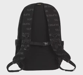 Supreme Logo Backpack (FW26) Black • Brand New [8194] - view 4