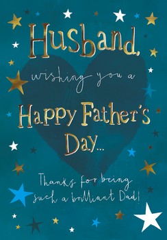 Ling Design - Gold Type with Stars Fathers Day -FJJB0193