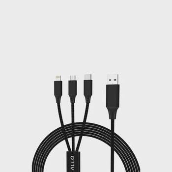 Chargers Allo 3 in 1 USB Charging Cable