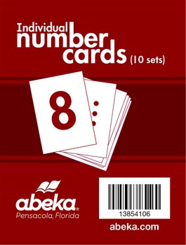 Used Abeka Individual Number Cards