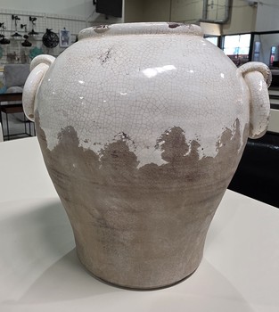 Cream Antique Vase