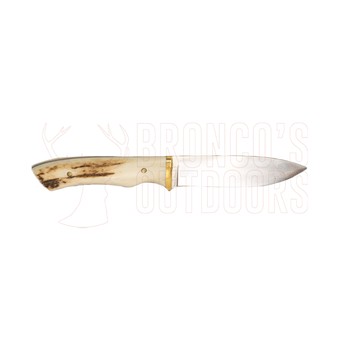 B K Knives 2 Piece Set 4.5"  Antler Handle