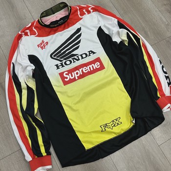 Supreme x Honda Fox Racing Moto Jersey 'Red' • Pre-Owned [9236] - view 3