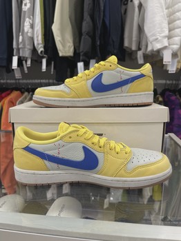 Air Jordan 1 Retro Low Original SP Travis Scott Canary (Women's) • Pre-Owned [7905] - photo 3