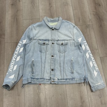 Off-White "Temperature" Denim Jacket • Pre-Owned [8353] - view 4