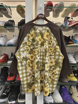 Denim Tears x Levi's Denim Tears Cotton Gingham Baseball Tee 'Multicolor' • Brand New [5493] - view 4