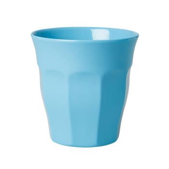 RICE MEDIUM TURQUOISE MELAMINE CUP