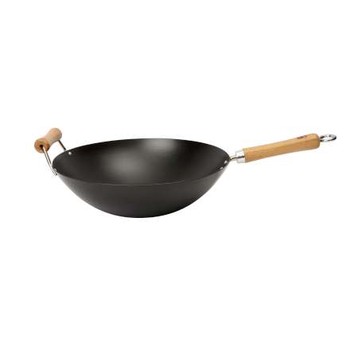 WOK - NON STICK CARBON STEEL 36CM/14" - SCHOOL OF WOK