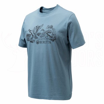 Beretta Ducks Avio T-Shirt Blue