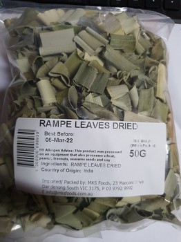 MKS Rampe Leaves Dried 50g