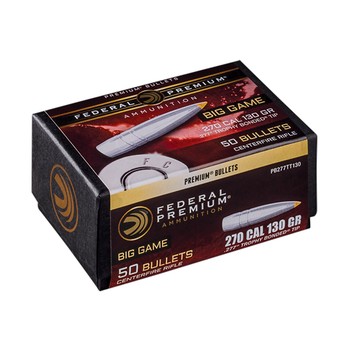Federal Premium Big Game Trophy bonded tip projectiles