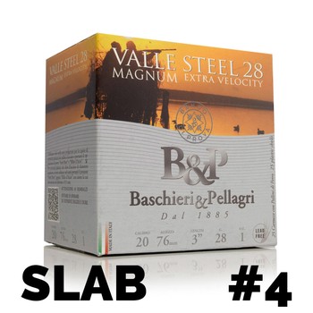 B&P Valle Steel 20g 3" 28g SLAB #4