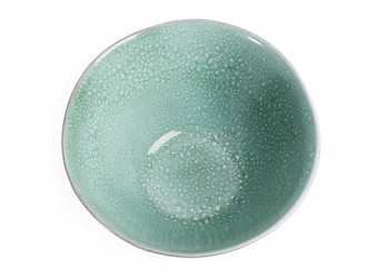 GREEN GLAZED SMALL SALAD BOWL