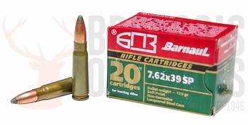Barnaul Soft Point 7.62X39 125gr LS