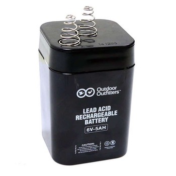 Outdoor Outfitters Rechargeable Battery 6V 5AH