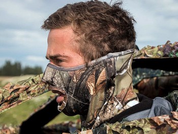 Outdoor Outfitters Stretch Fit Half Mask Forest Camo