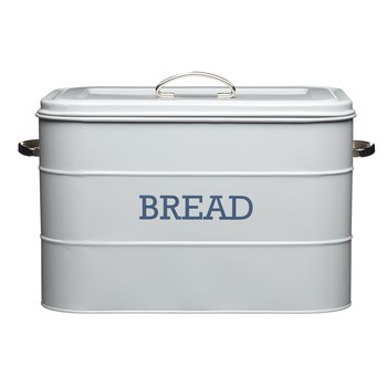 FRENCH GREY BREAD BIN 'LIVING NOSTALGIA'