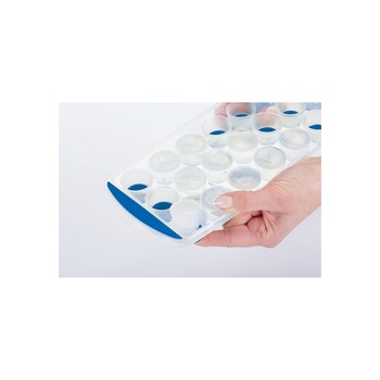 POP OUT FLEXIBLE ICE CUBE TRAY - BLUE