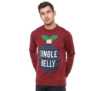 Mens Burgundy Jingle Belly - Small