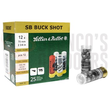 Sellier & Bellot OO Buckshot 2 3/4" 12G