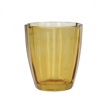 AMAMI GLASS TUMBLER - AMBER