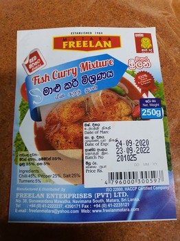 Freelan Fish Curry Muxture 250g