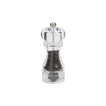 ACRYLIC CAPSTAN PEPPER MILL - 145MM
