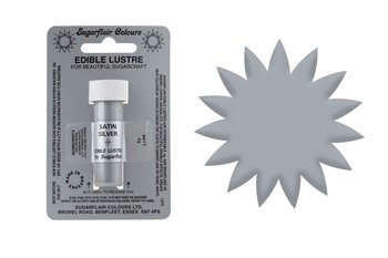 EDIBLE LUSTRE POWDER - SATIN SILVER
