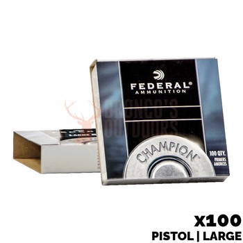 Federal Large Pistol Primers x 100