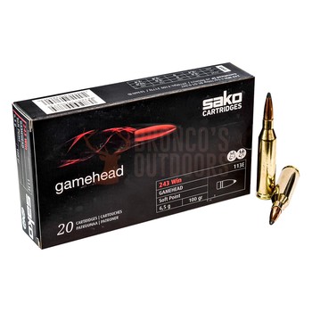 Sako Gamehead .243 100gr Soft Point