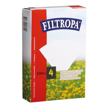SIZE 4 BLEACHED COFFEE FILTER PAPERS