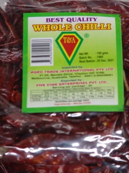 A Whole Chillies 100g