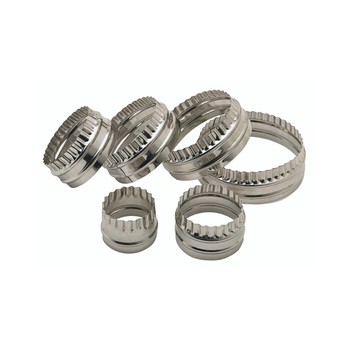 DOUBLE EDGED PASTRY CUTTERS - SET OF 6