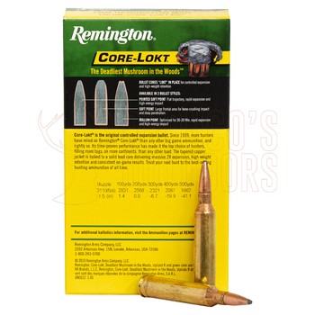 Remington Core-Lokt PSP 7mm Rem Mag 150Gr Pkt 20