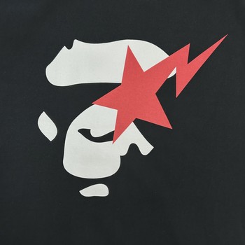 BAPE Ape Face On Bapesta Tee Black  • Pre-Owned [9752] - view 2