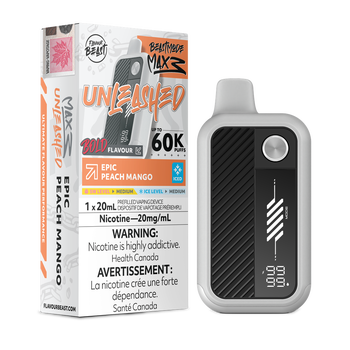 Flavour Beast Unleashed Beast Mode Max 3 60K - Epic Peach Mango Iced