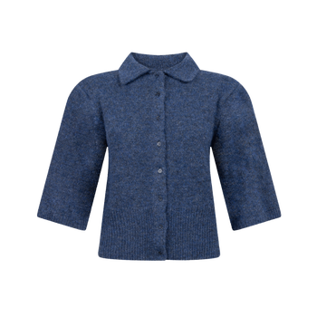 Talia knitted cardigan s/s · Night Sky