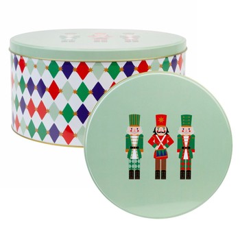 NUTCRACKER ROUND CAKE TIN - 23CM
