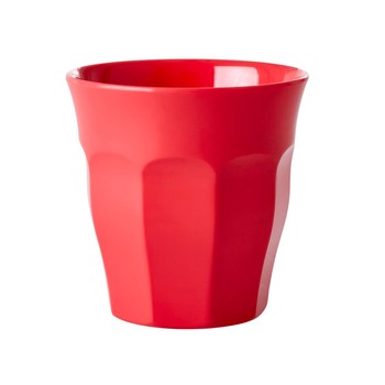 RICE MEDIUM MELAMINE CUP - RED