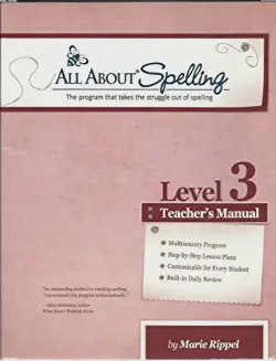 All About Spelling Level 3 Teacher's Manual