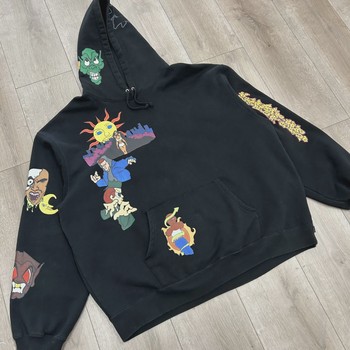 FW23 Supreme Sunrise Hooded Sweatshirt Black • Pre-Owned [6189] - view 2