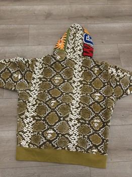 BAPE SSENSE Exclusive Khaki Shark Hoodie • Pre-Owned [7484] - view 2