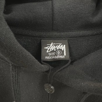 SS24 Stussy No.4 Hoodie Black • Brand New [8249] - view 3