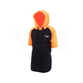 Stoney Creek Kids Hooded Bush Tee Black / Orange